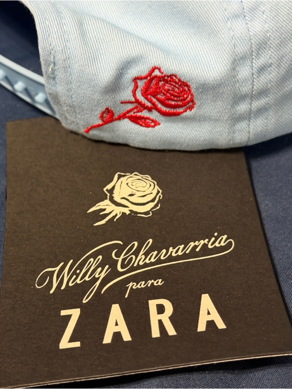 Willy Chavarria x Zara Vatisimo Light Blue Cap - Picture 2 of 2